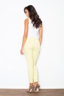 Spodnie Damskie Model 293 Yellow - Figl - M Spodnie Damskie Model 293 Yellow - Figl - M