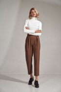 Spodnie Damskie Model M720 Brown - Figl - M Spodnie Damskie Model M720 Brown - Figl - M