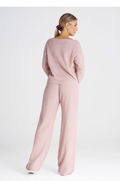 Spodnie Komplet Model M986 Pink - Figl - uniwersalny Spodnie Komplet Model M986 Pink - Figl - uniwersalny
