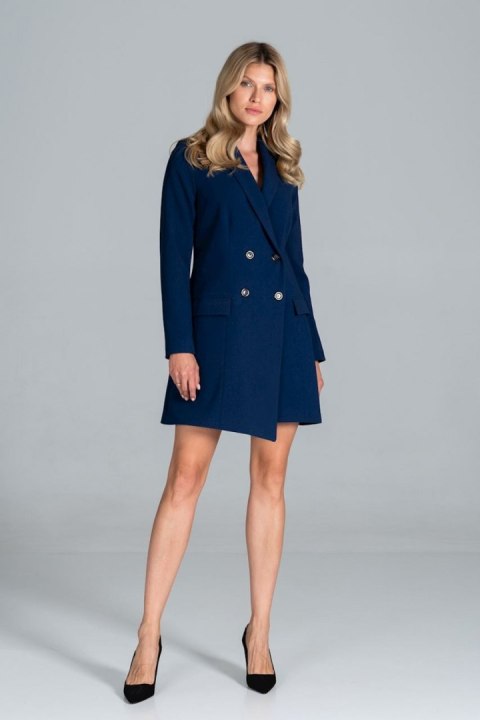 Sukienka Model M822 Navy - Figl - XL Sukienka Model M822 Navy - Figl - XL