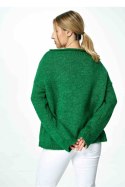 Sweter Damski Model M888 Green - Figl - uniwersalny Sweter Damski Model M888 Green - Figl - uniwersalny