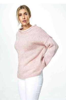 Sweter Damski Model M888 Light Pink - Figl - uniwersalny