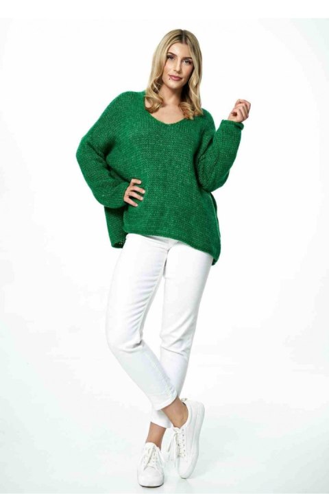 Sweter Damski Model M899 Green - Figl - uniwersalny Sweter Damski Model M899 Green - Figl - uniwersalny