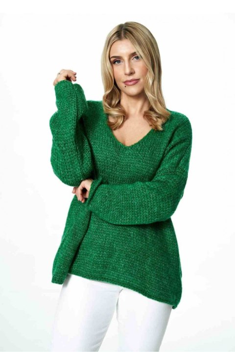 Sweter Damski Model M899 Green - Figl - uniwersalny Sweter Damski Model M899 Green - Figl - uniwersalny