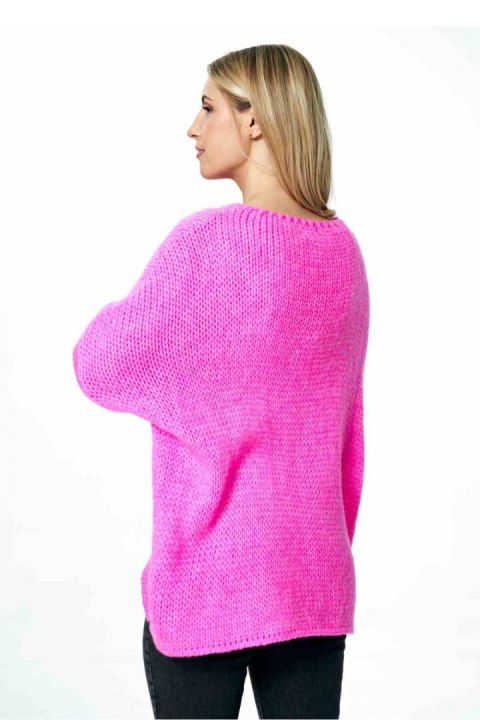Sweter Damski Model M899 Pink - Figl - uniwersalny Sweter Damski Model M899 Pink - Figl - uniwersalny