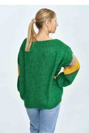 Sweter Damski Model M909 Green - Figl - uniwersalny Sweter Damski Model M909 Green - Figl - uniwersalny