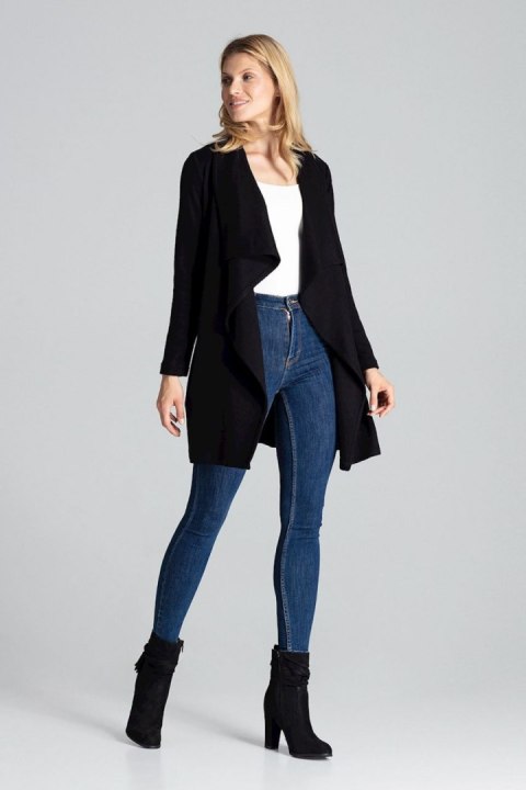 Sweter Kardigan Model M682 Black - Figl - L/XL Sweter Kardigan Model M682 Black - Figl - L/XL