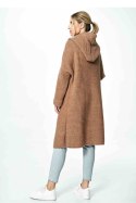 Sweter Kardigan Model M884 Light Brown - Figl - uniwersalny Sweter Kardigan Model M884 Light Brown - Figl - uniwersalny