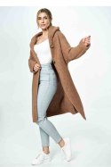 Sweter Kardigan Model M884 Light Brown - Figl - uniwersalny Sweter Kardigan Model M884 Light Brown - Figl - uniwersalny