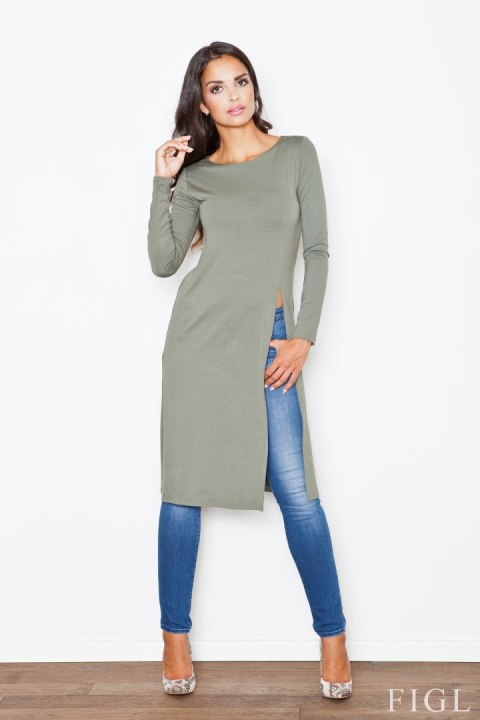 Tunika Model 389 Green - Figl - XL Tunika Model 389 Green - Figl - XL