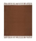 Jednokolorowy szal szlik chusta z frędzlami GRACE (Brązowy)