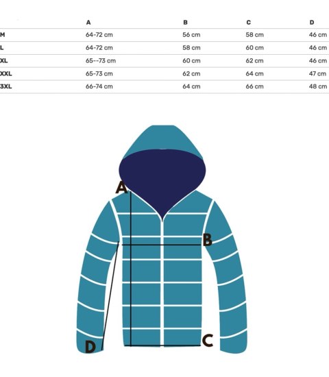 Ciepła kurtka zimowa dłuższa bomberka WINTER QUEEN (Czarny)