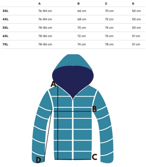 Ciepła kurtka zimowa z kapturem z futerkiem URBAN EXPLORER PLUS SIZE (Biały)