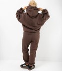 Ciepły gruby komplet dresowy bluza + spodnie STELLA (Brązowy)