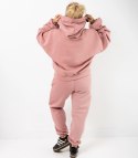 Ciepły gruby komplet dresowy bluza + spodnie STELLA (Różowy)