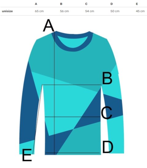 Ciepły sweter damski oversize dekolt łódka MARLENA (Niebieski)