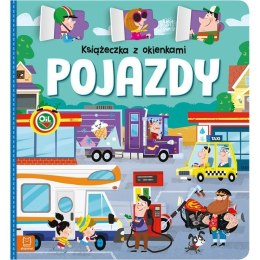 Książeczka z okienkami pojazdy