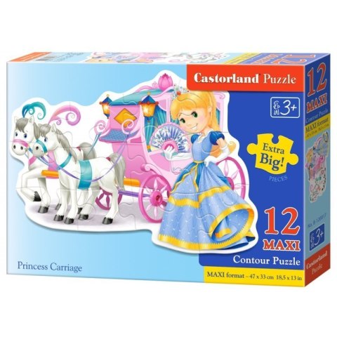 Puzzle 12 el.princess carriage CASTOR