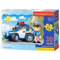 Puzzle 20el.maxi police patrol CASTOR
