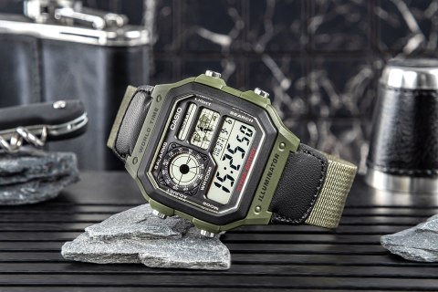 Zegarek Męski CASIO AE-1200WHB-3BVDF + BOX