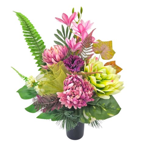 KPL. STROIK BUKIET NA CMENTARZ SZTUCZNE KWIATY NA GRÓB KOMPOZYCJA KWIATOWA