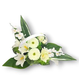 STROIK NA CMENTARZ JESIENNE KWIATY NA GRÓB MISA WSZYSTKICH ŚWIĘTYCH