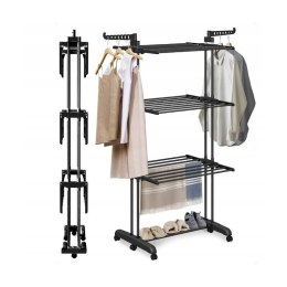 Wäschetrockner groß vertikal klappbar stehend schwarz SU02CZ