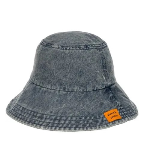 Kapelusz typu bucket jeansowy (Niebieski)