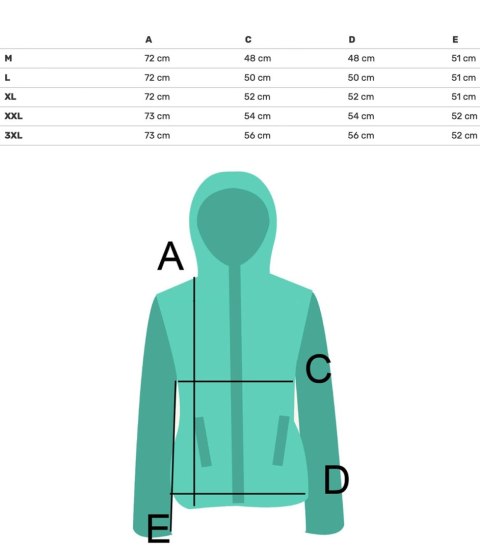 Ciepła męska kurtka zimowa pikowana z kapturem (Niebieski)