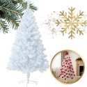 Großer künstlicher PVC-Weihnachtsbaum, naturgetreu, dicht, WEISSKIEFER, 150 CM, CHO10