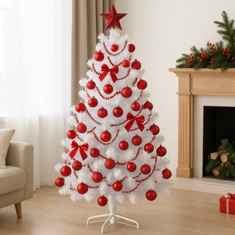 Großer künstlicher PVC-Weihnachtsbaum, naturgetreu, dicht, WEISSKIEFER, 150 CM, CHO10