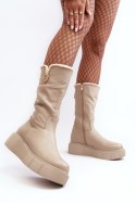 Kozaki Model Bayla 70121 Beige - Step in style - 38