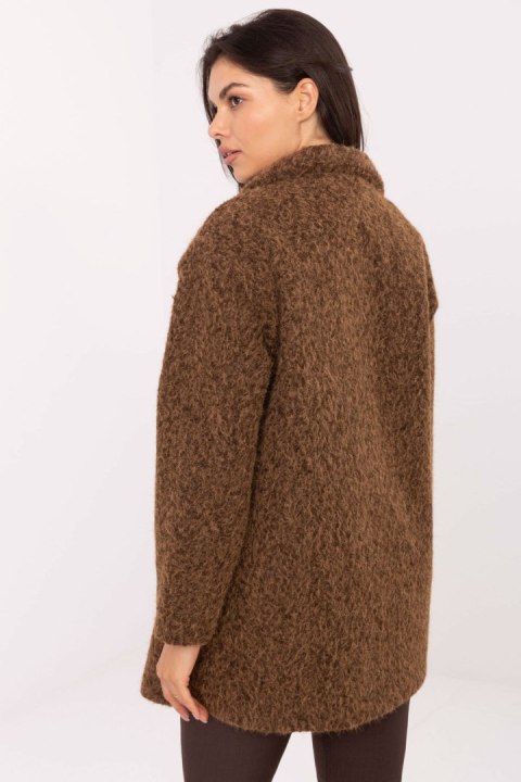 Płaszcz Damski Model IT-PL-96775.19P Brown - Factory Price - uniwersalny