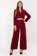 Spodnie Komplet Model IT-KMPL-FL9019.08P Bordo - Rue Paris - S/M
