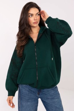Bluza Damska Model RV-BL-A911.22 Dark Green - Relevance - uniwersalny