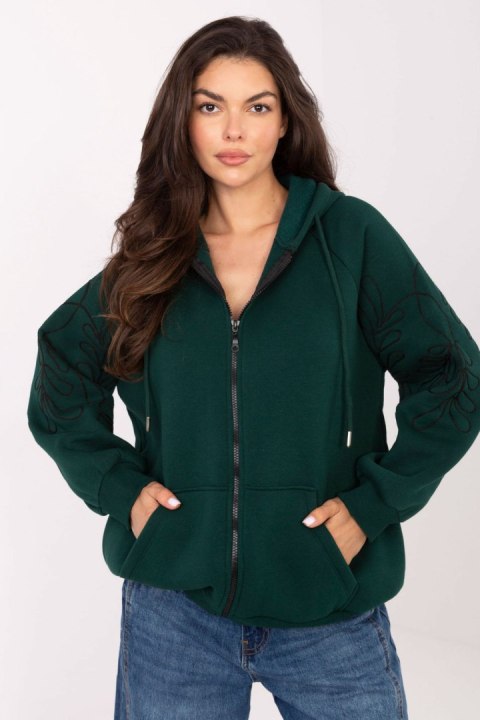 Bluza Damska Model RV-BL-A911.22 Dark Green - Relevance - uniwersalny