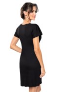 Koszulka nocna Koszula Nocna Model Luiza Black - Donna - XL