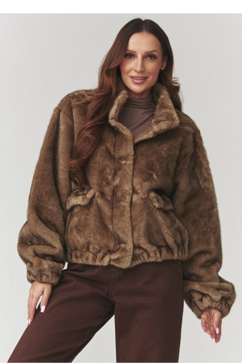 Kurtka Damska Model C28 Mocca - Makadamia - uniwersalny