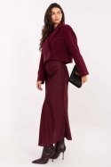 Płaszcz Damski Model IT-KR-FL9730.23 Bordo - Rue Paris - L/XL