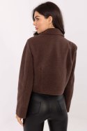 Płaszcz Damski Model IT-KR-FL9730.23 Brown - Rue Paris - S/M