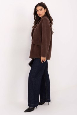 Płaszcz Damski Model IT-PL-FL7696.16 Brown - Rue Paris - uniwersalny