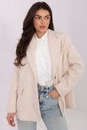 Płaszcz Damski Model IT-PL-FL7696.16 Light Beige - Rue Paris - uniwersalny