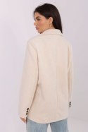 Płaszcz Damski Model IT-PL-FL7696.16 Light Beige - Rue Paris - uniwersalny