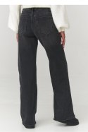 Spodnie Jeansy Damskie Model C26 Black - Makadamia - 38