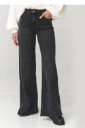 Spodnie Jeansy Damskie Model C26 Black - Makadamia - 42