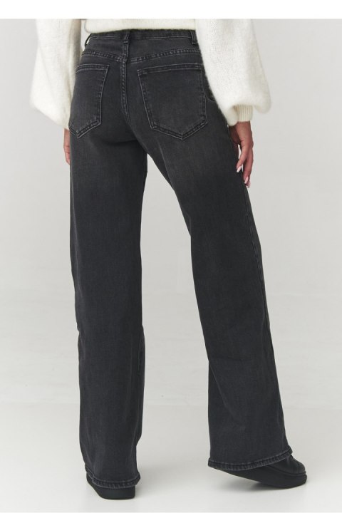 Spodnie Jeansy Damskie Model C26 Black - Makadamia - 42