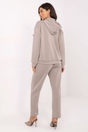 Spodnie Komplet Model IT-KMPL-9872.97 Dark Beige - Italy Moda - uniwersalny