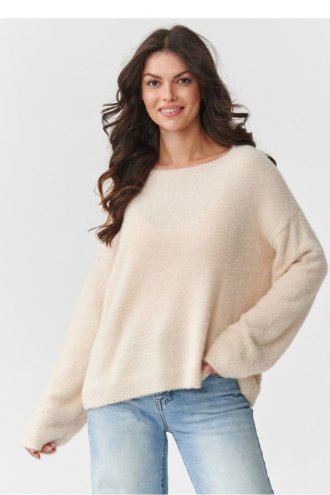 Sweter Damski Model S171 Light Beige - Makadamia - uniwersalny