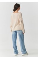 Sweter Damski Model S171 Light Beige - Makadamia - uniwersalny