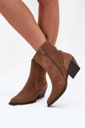 Botki Model Dylira NC1339K Camel - Step in style - 38